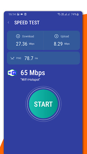 Screenshot Online 4G internet speed meter