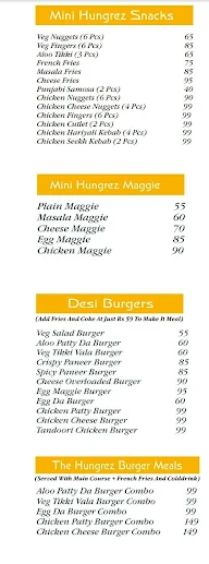 Desi Hungrez menu 3