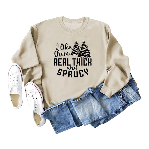 Title 5, I Like Their Thick Ladies Long Sleeved Sweater