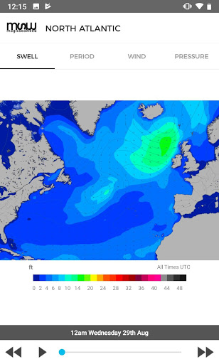 Screenshot MSW Surf Forecast