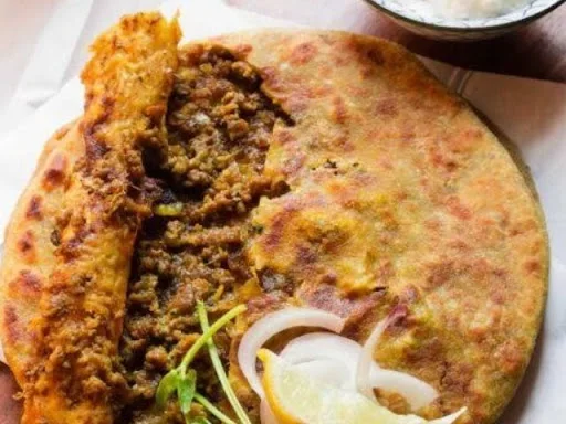 Desi Ghee Mutton Keema Paratha