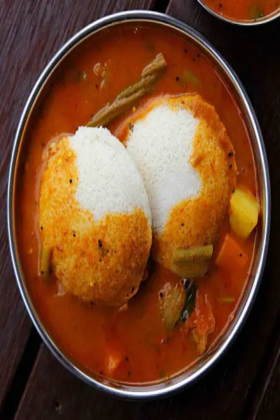 Sambhar Dip Idli