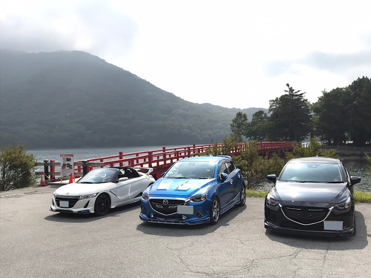 デミオの赤城山ドライブ・自販機食堂・丸美屋自販機・花火オフ・一泊ツーリングに関するカスタム事例の投稿画像5枚目