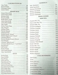 Shree Devi menu 2