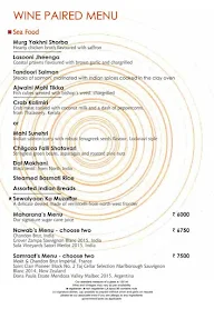 Masala Kraft - The Taj Mahal Palace menu 2