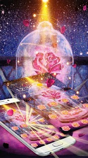 download Deluxe Queen pink mawar romantis cinta tema free