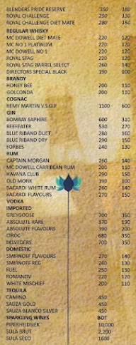 Avanti menu 2