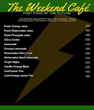 The Weekend Cafe menu 1