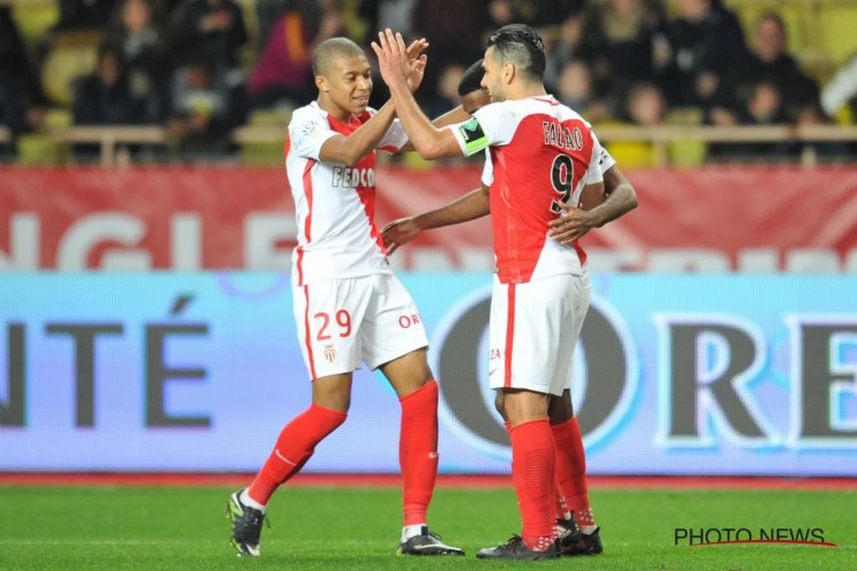 Monaco neemt afstand van Nice en PSG in Franse titelstrijd, sensatie Mbappé scoorde al zijn tiende