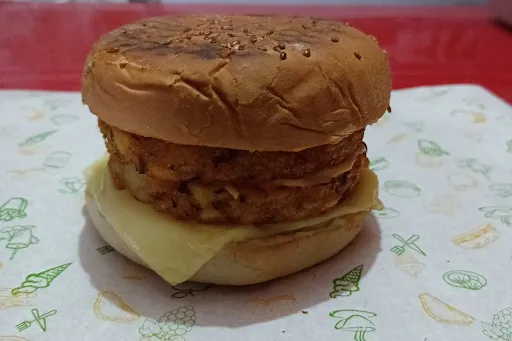 Cheese Double Tikki Burger