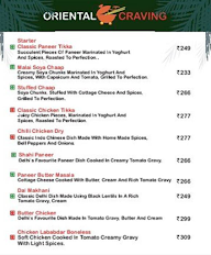 Oriental Craving menu 4