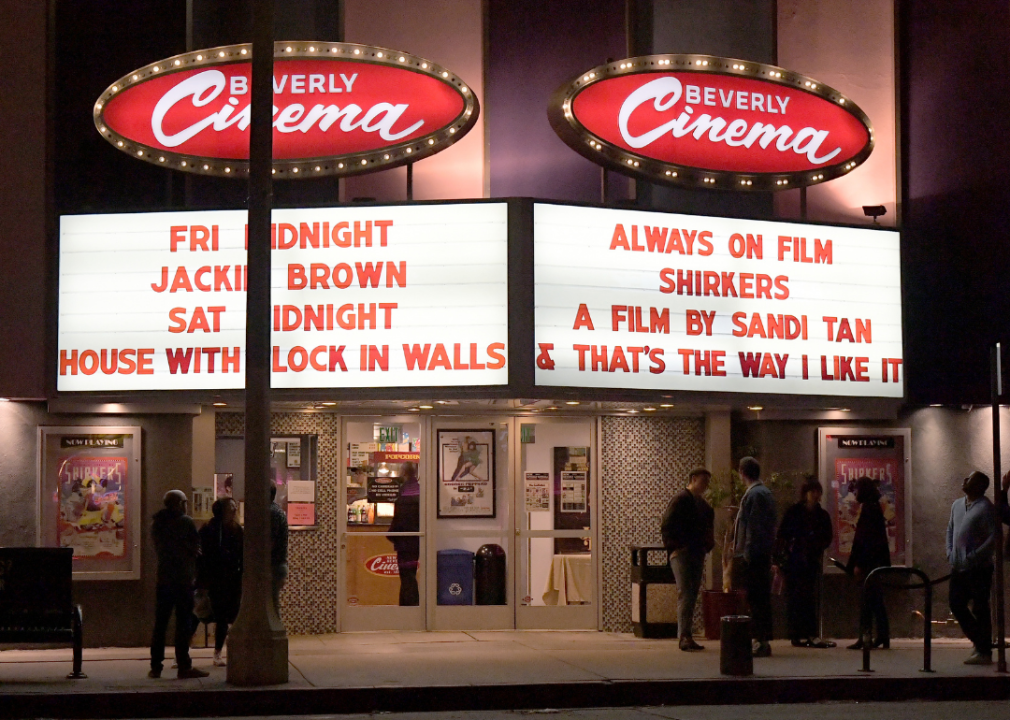 Entrance to Beverly Cinema