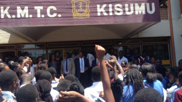 Kenya Medical Training College Kisumu campus students