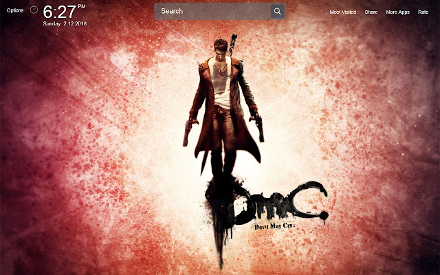 Devil may Cry Wallpapers Theme New Tab