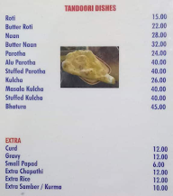 Sri Siddhi Udupi Tiffins & Restaurant menu 6