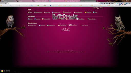 Pottermore Theme