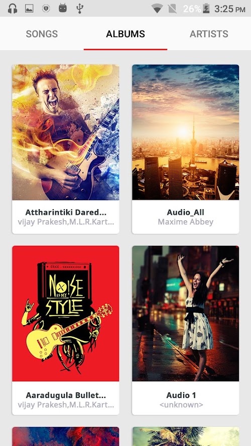 Android application Music Player Free screenshort