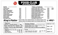 Food Club menu 2