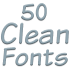 Fonts for FlipFont 50 Clean4.0.4