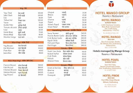 Hotel mango menu 1