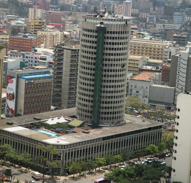 Hilton Hotel towers over Nairobi’s vibrant, if declining, central business district.