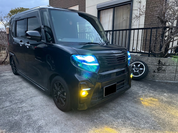 タントカスタムのDIY・ホイール交換・冬仕様へ・今冬3回目🤣・春まではこのままいように関するカスタム事例の投稿画像1枚目
