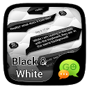 (FREE)GO SMS BLACK&WHITE THEME 3.3.1 APK ダウンロード