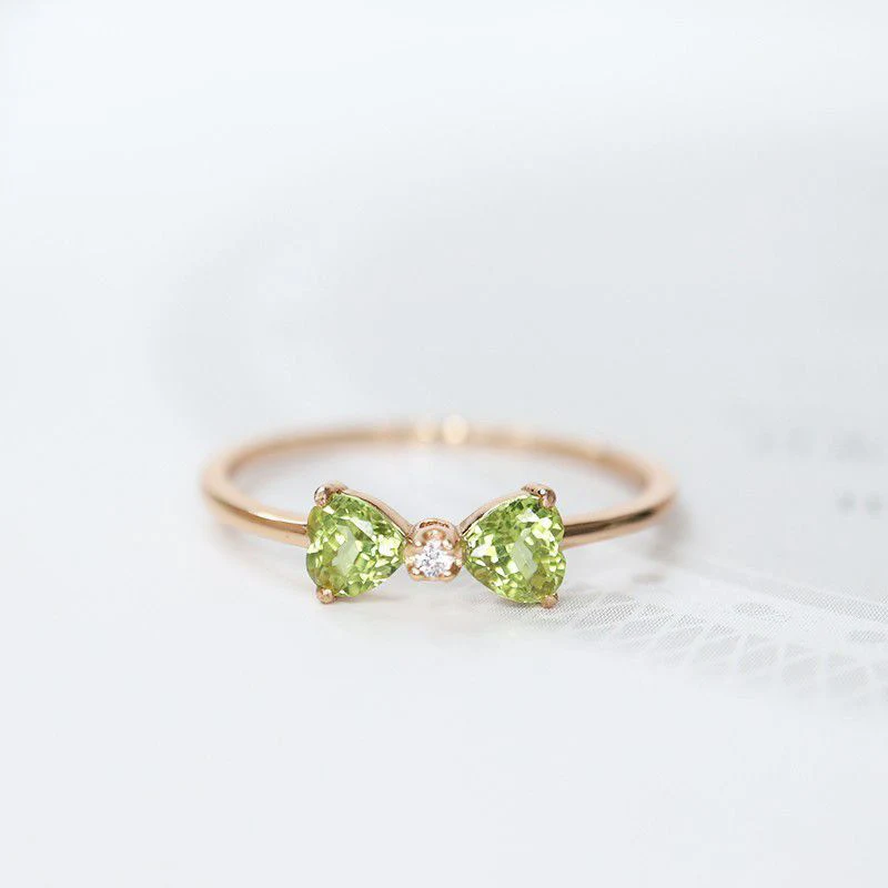 Bague Simple et Mignonne avec Nœud pour Femme Bijou Élégant et Discret Accessoire de Mode Idéal pour le Quotidien Confortable et Facile à Porter