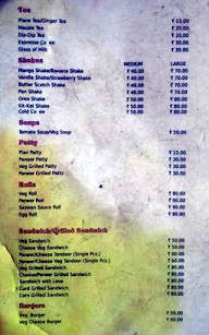 Sharma Dhaba menu 2