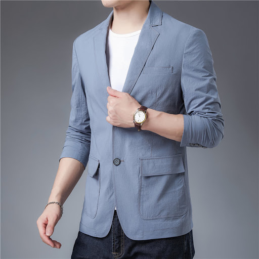 Title 10, Trendy Small Suit Mens Korean Style Loose Thin...