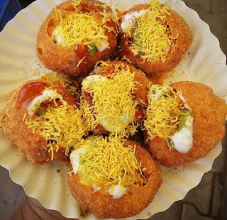 Parveen Dagar at Bhola Chaat Bhandar, Sector 8,  photos