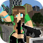 Cover Image of ダウンロード Mine Gun 3d - Cube FPS C16.6 APK