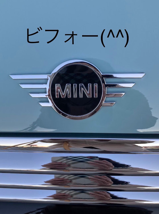 MINIエンブレム　レッド２枚いり