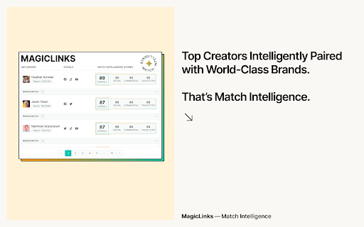 MagicLinks Match Intelligence