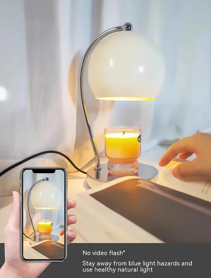 Lâmpada de fragrância Dopamina para quarto. Lâmpada de cera, luz ambiente avançada, decoração noturna. Presente perfeito para relaxar e aromatizar.