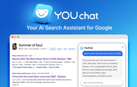 YouChat by You.com | AI Search in Google Preview image 0