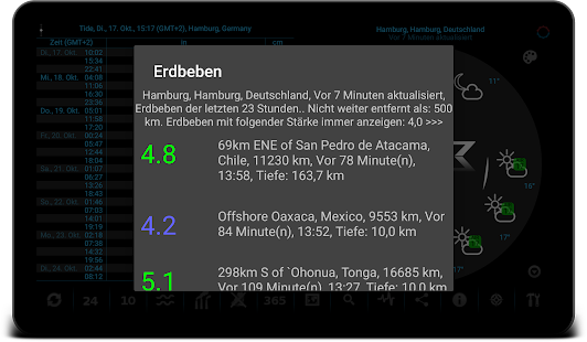 eWeather HD: wetter, wetterwarnungen, luftqualität Tangkapan layar