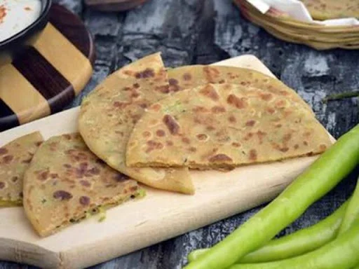 Green Chilly Paratha