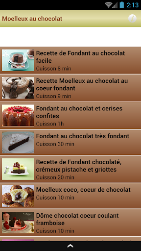 Moelleux au Chocolat