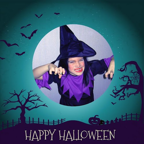 Android application Halloween Card Creator screenshort