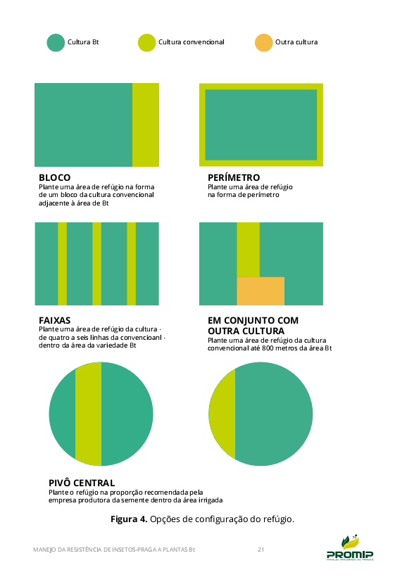 MIP e as opções de configuração do refúgio em áreas de produção de milho Bt
