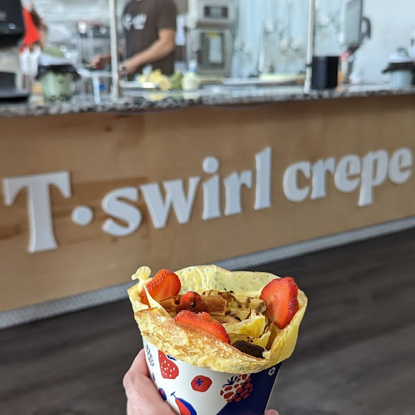 Gluten-Free Crepes at T-swirl Crepe