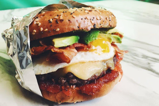 Avocado Bacon Breakfast Burger