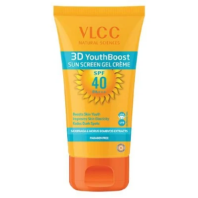 Vlcc 3d Youthboost Spf 40 Sun Screen Gel Creme - 100 gm