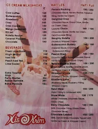 Waffle & Shakes Xisokrim menu 2