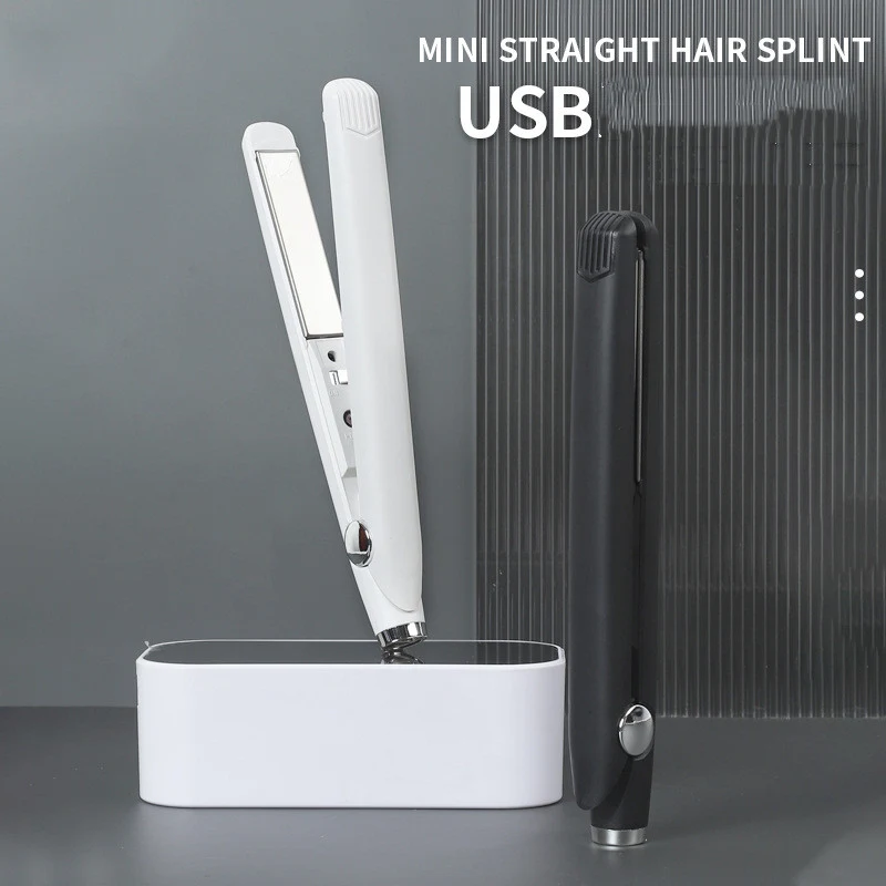 USB Mini Krultang en Stijltang 2-in-1. Handige Draagbare Haarstyler voor Krullen en Glad Haar, Perfect voor Onderweg en Reizen, Snel en Eenvoudig