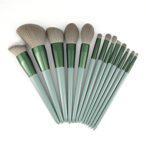 Title 11, Green Wooden Handle Quick-drying Soft Fur Flour...