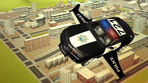 Flying Police car 3d simulator