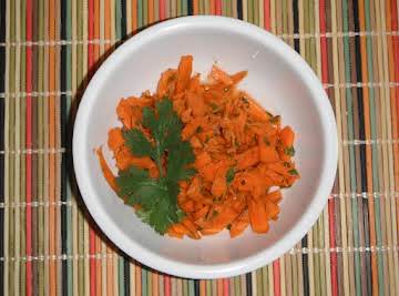 Carrot-Ginger-Cilantro Salad