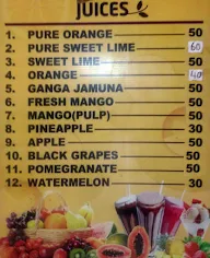 New Lucky Juice Center menu 1